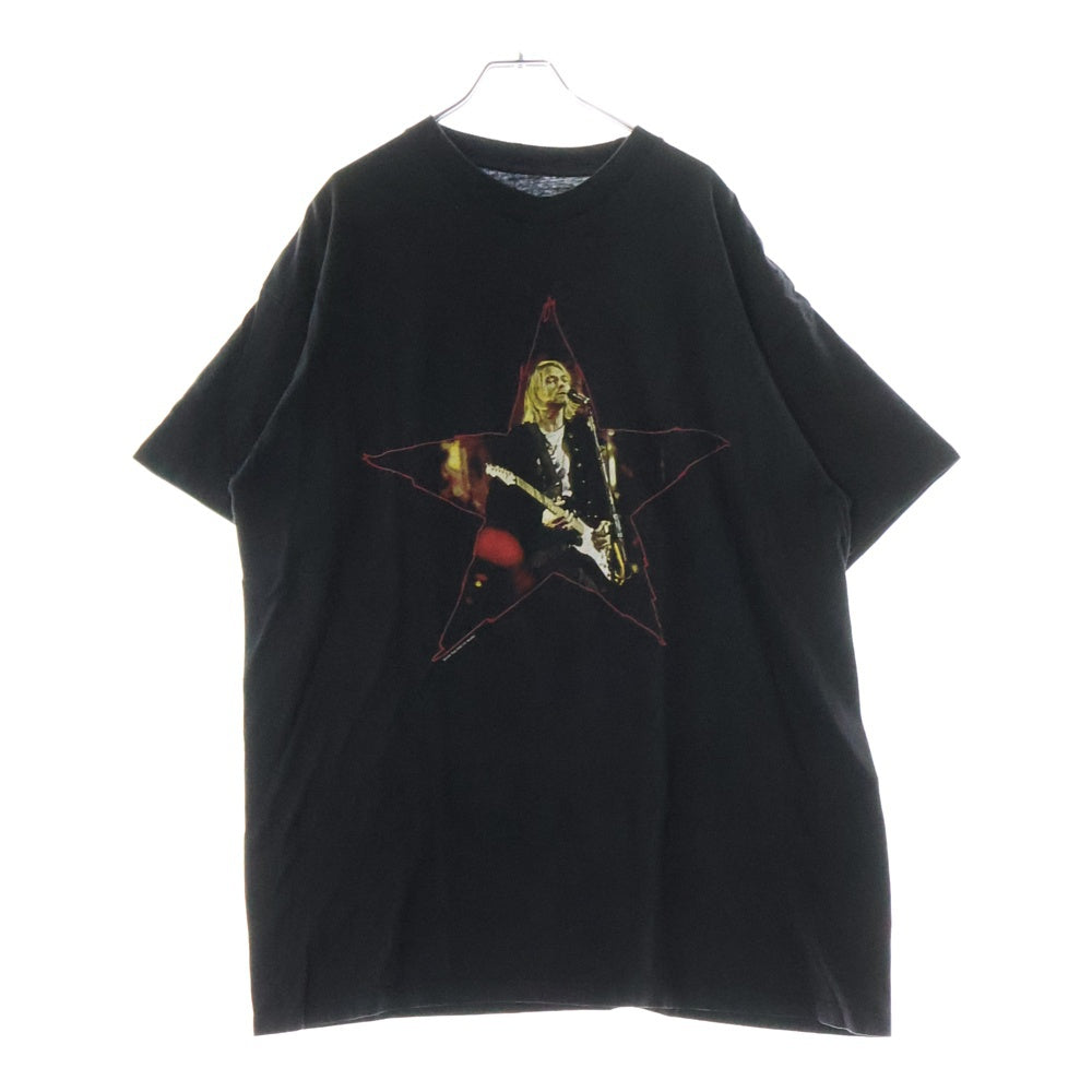 VINTAGE(ヴィンテージ) 90s NIRVANA KURT COBAIN STAR ニルヴァーナ カートコバーン スター Tシャツ 半袖カットソー ブラック