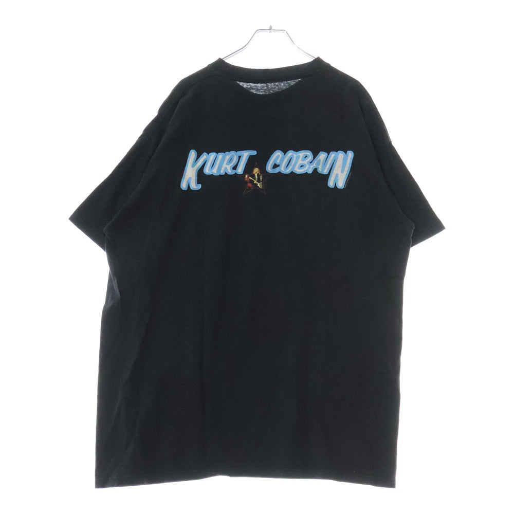 VINTAGE(ヴィンテージ) 90s NIRVANA KURT COBAIN STAR ニルヴァーナ カートコバーン スター Tシャツ 半袖カットソー ブラック