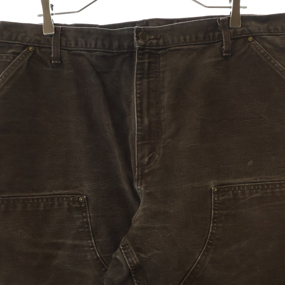 CARHARTT(カーハート) 00s DOUBLE KNEE WORK PANTS ダブルニーワークパンツ メキシコ製 ダークブラウン B136 DKB
