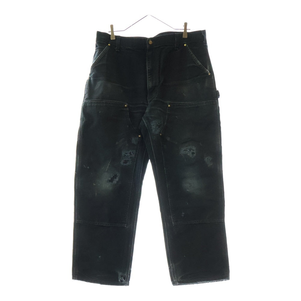CARHARTT(カーハート) 00s DOUBLE KNEE WORK PANTS ダブルニーワークパンツ メキシコ製 ブラック B01 BLK