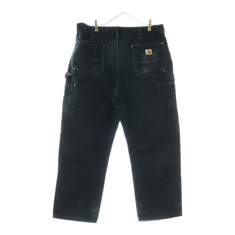 CARHARTT(カーハート) 00s DOUBLE KNEE WORK PANTS ダブルニーワークパンツ メキシコ製 ブラック B01 BLK