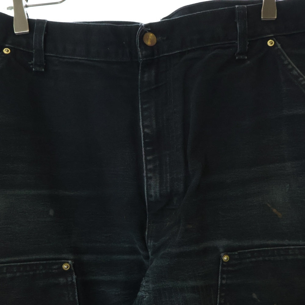 CARHARTT(カーハート) 00s DOUBLE KNEE WORK PANTS ダブルニーワークパンツ メキシコ製 ブラック B01 BLK