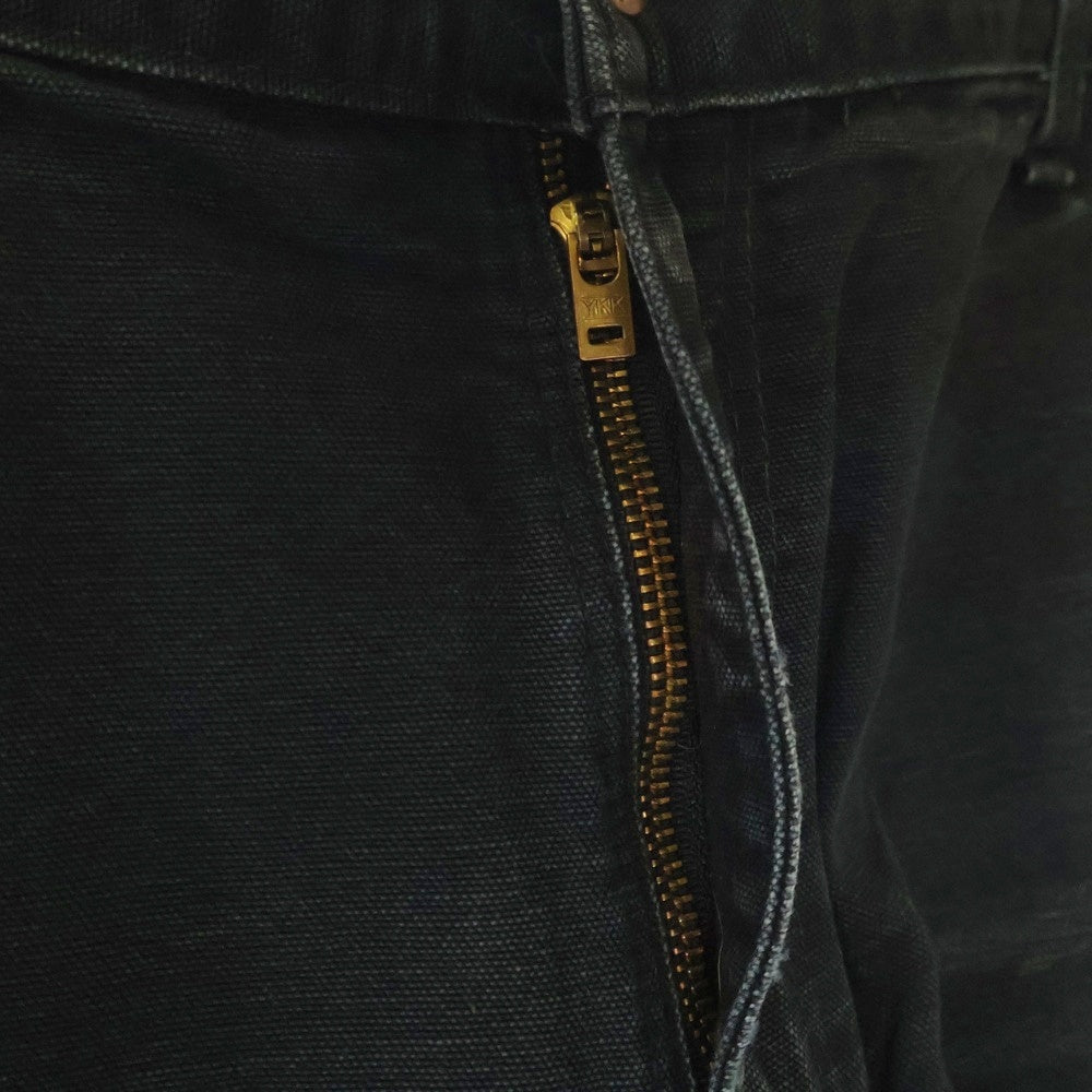 CARHARTT(カーハート) 00s DOUBLE KNEE WORK PANTS ダブルニーワークパンツ メキシコ製 ブラック B01 BLK