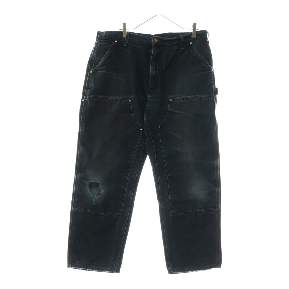 CARHARTT(カーハート) 00s DOUBLE KNEE WORK PANTS USA製 ダブルニーワークパンツ アメリカ製 ブラック B01 BLK