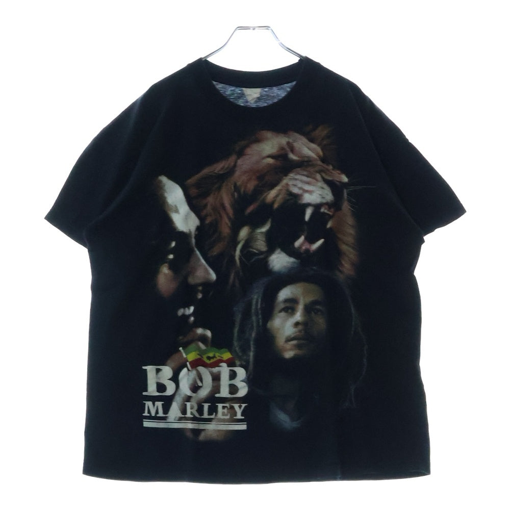 VINTAGE(ヴィンテージ) 90s BOB MARLEY POSOTOVE VIBRATION TEE ボブマーリー 両面プリント Tシャツ 半袖カットソー ブラック