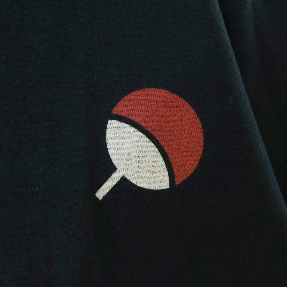 VINTAGE(ヴィンテージ) 00s NARUTO UTIHA SASUKE ナルト うちはサスケ バックプリント Tシャツ 半袖カットソー ブラック