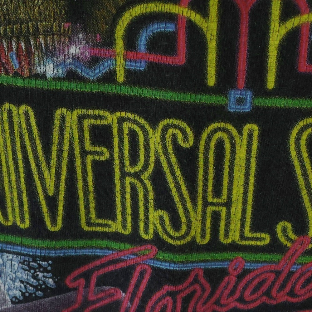 VINTAGE(ヴィンテージ) 90s UNIVERSAL STUDIOS FLORIDA TEE ユニバーサルスタジオフロリダ Tシャツ 半袖カットソー ブラック
