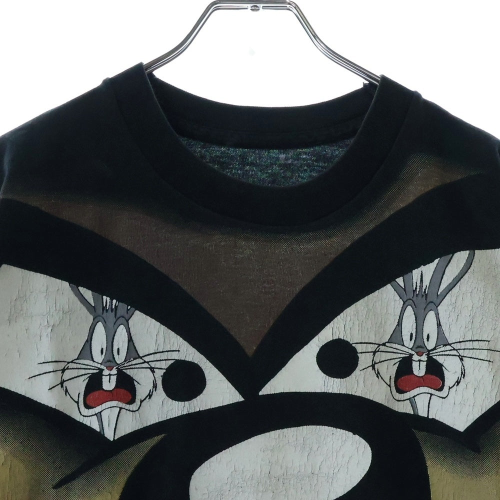 VINTAGE(ヴィンテージ) 90s LOONEY TUNES TASMANIAN DEVIL TEE ルーニーチューンズ タズマニアン デビル オーバープリント Tシャツ ブラック