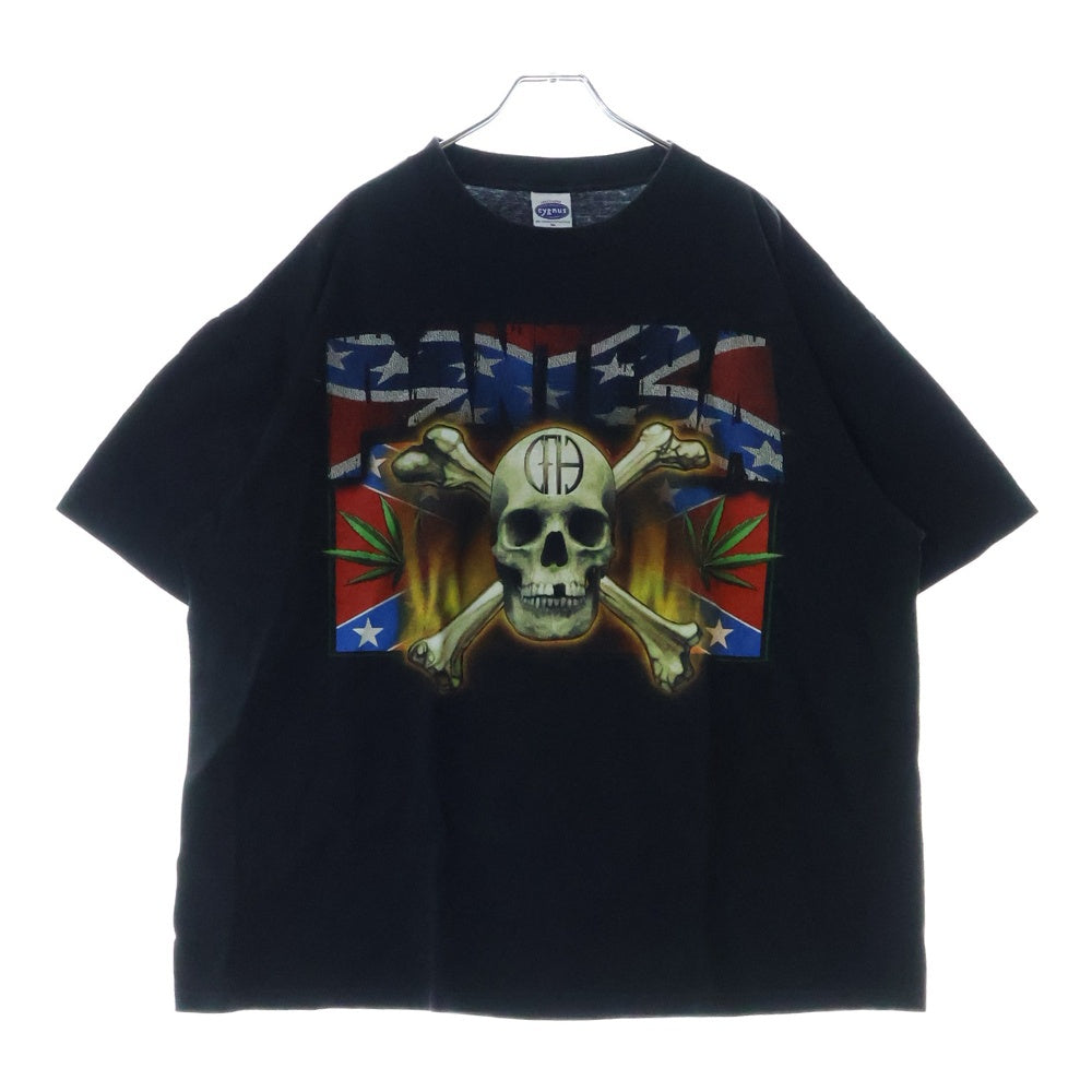 VINTAGE(ヴィンテージ) 90s PANTERA FLAG AND SKULL TEE パンテラ フラッグ スカル Tシャツ 半袖カットソー ブラック