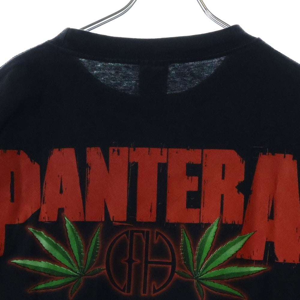 VINTAGE(ヴィンテージ) 90s PANTERA FLAG AND SKULL TEE パンテラ フラッグ スカル Tシャツ 半袖カットソー ブラック