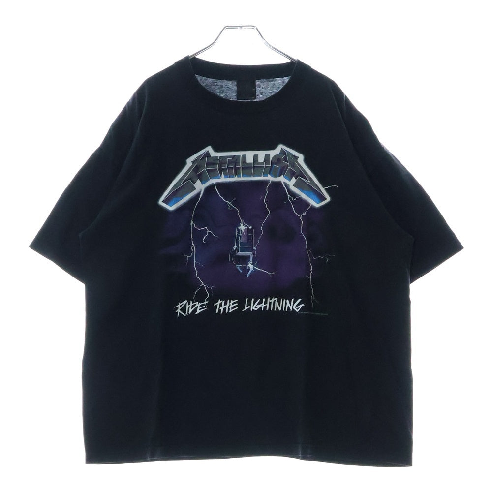 VINTAGE(ヴィンテージ) 90s METALLICA RIDE THE LIGHTNING メタリカ ライド・ザ・ライトニング Tシャツ 半袖カットソー ブラック