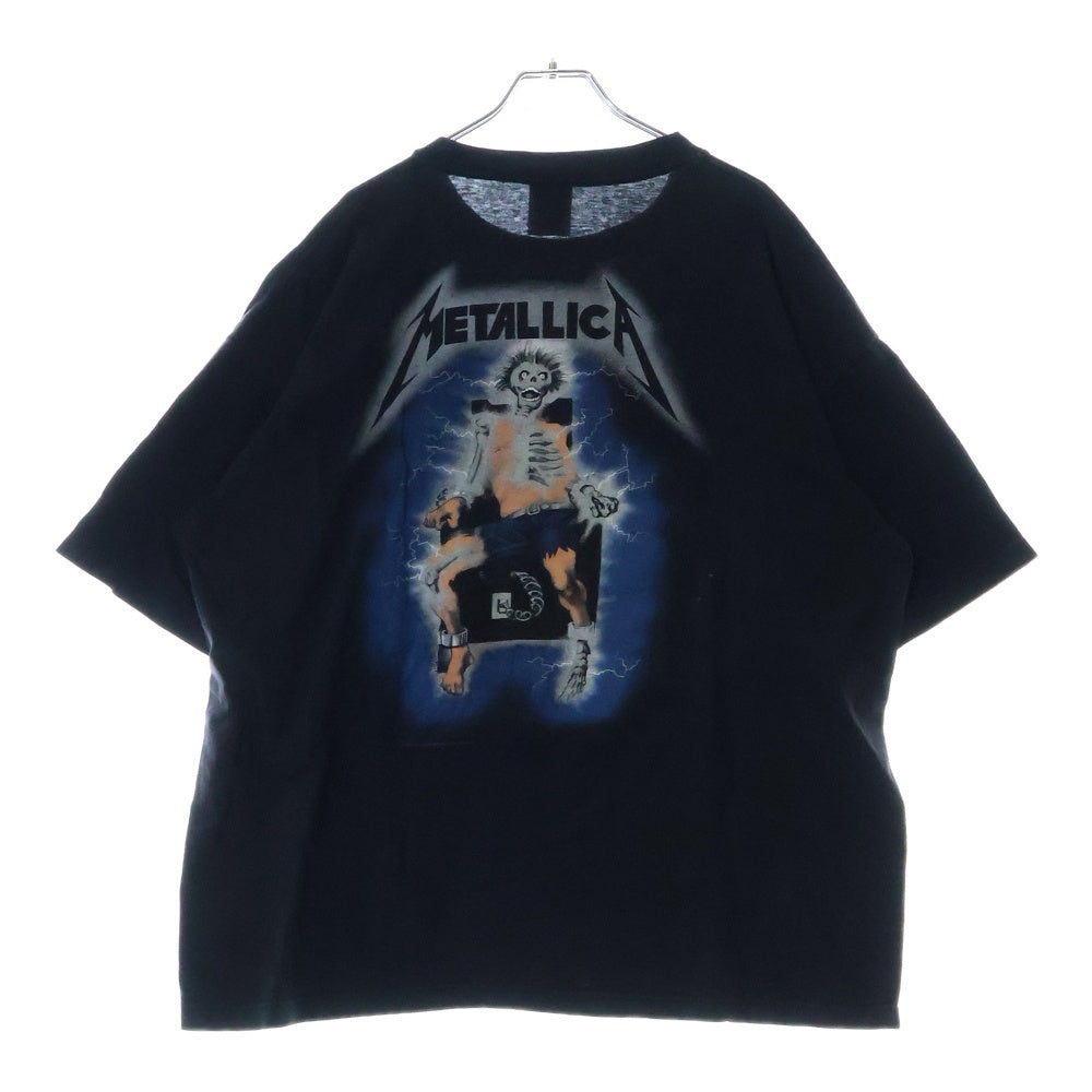 VINTAGE(ヴィンテージ) 90s METALLICA RIDE THE LIGHTNING メタリカ ライド・ザ・ライトニング Tシャツ 半袖カットソー ブラック
