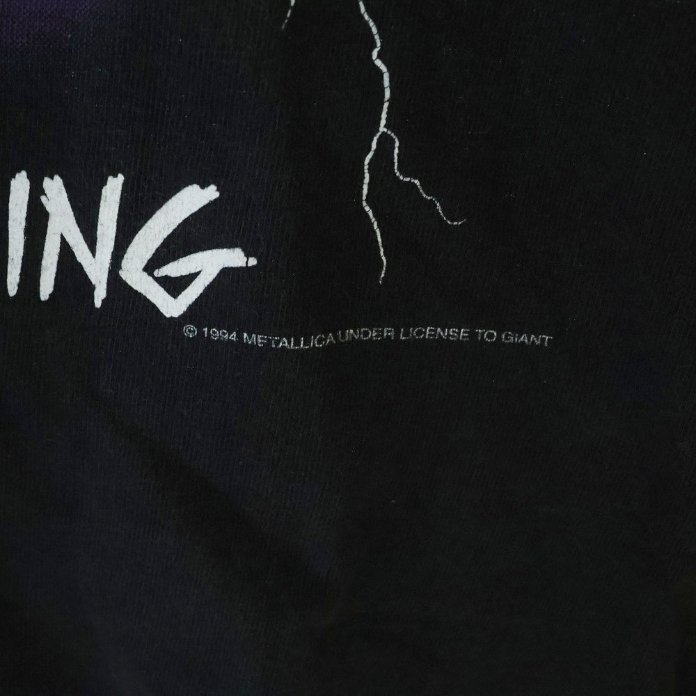 VINTAGE(ヴィンテージ) 90s METALLICA RIDE THE LIGHTNING メタリカ ライド・ザ・ライトニング Tシャツ 半袖カットソー ブラック