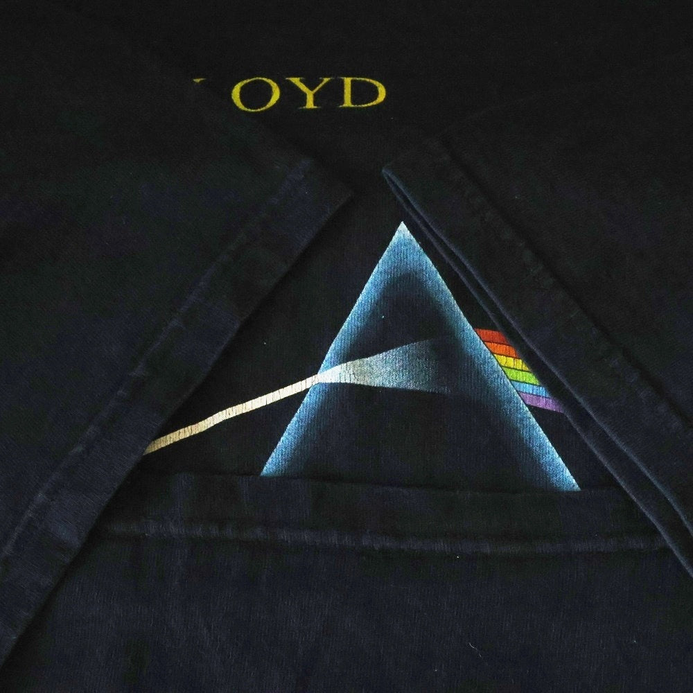 VINTAGE(ヴィンテージ) 00s PINK FLOYD DARK SIDE OF THE MOON Y2K ピンクフロイド Tシャツ 半袖カットソー ネイビー