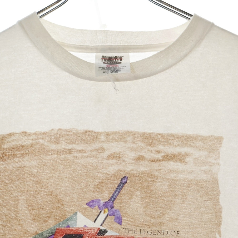 VINTAGE(ヴィンテージ) 90s THE LEGEND OF ZELDA OCARINA OF TIME ゼルダの伝説 時のオカリナ 任天堂 Tシャツ 半袖カットソー ホワイト