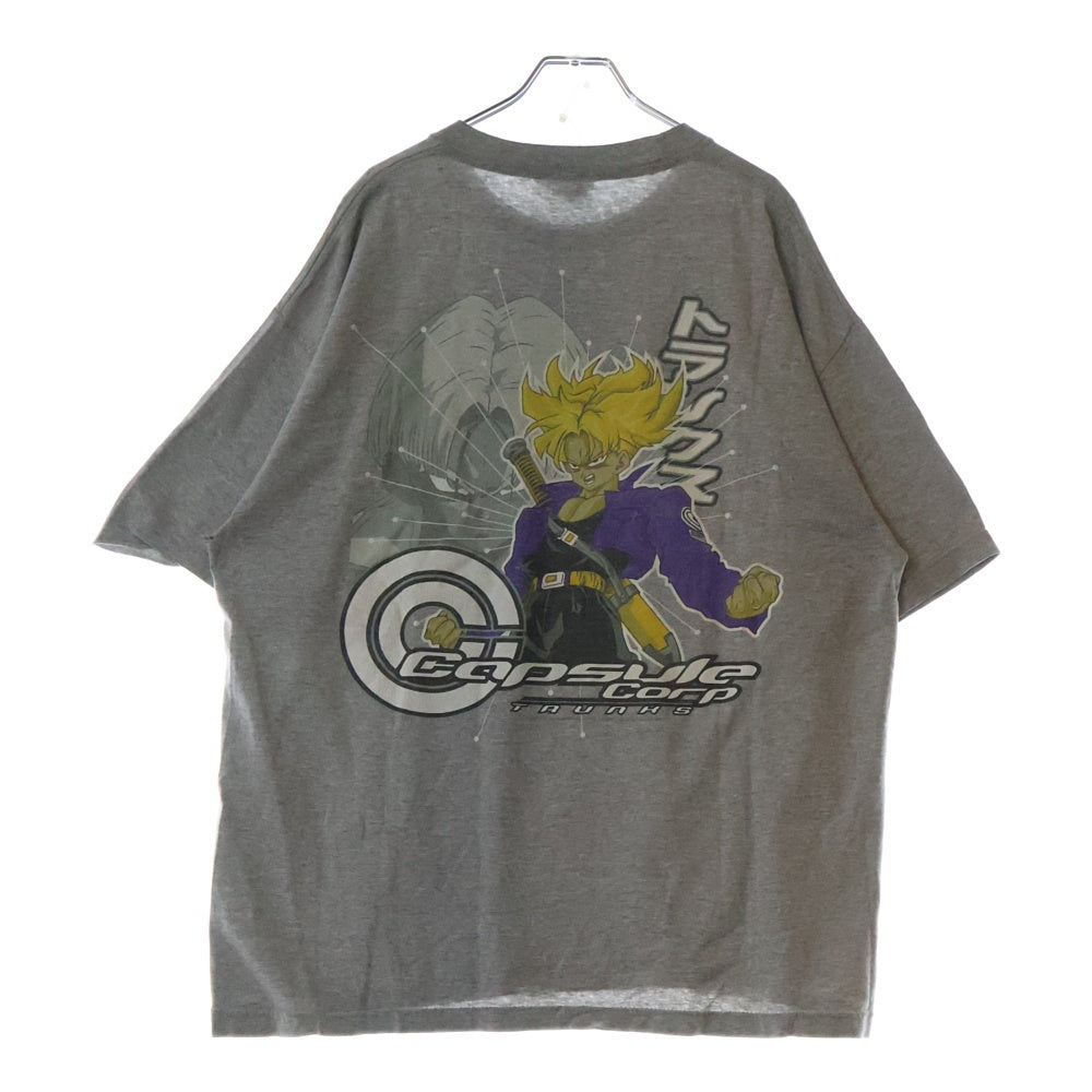 VINTAGE(ヴィンテージ) 90s DRAGON BALL TRUNKS CAPSULE CORP ドラゴンボール トランクス Tシャツ 半袖カットソー グレー