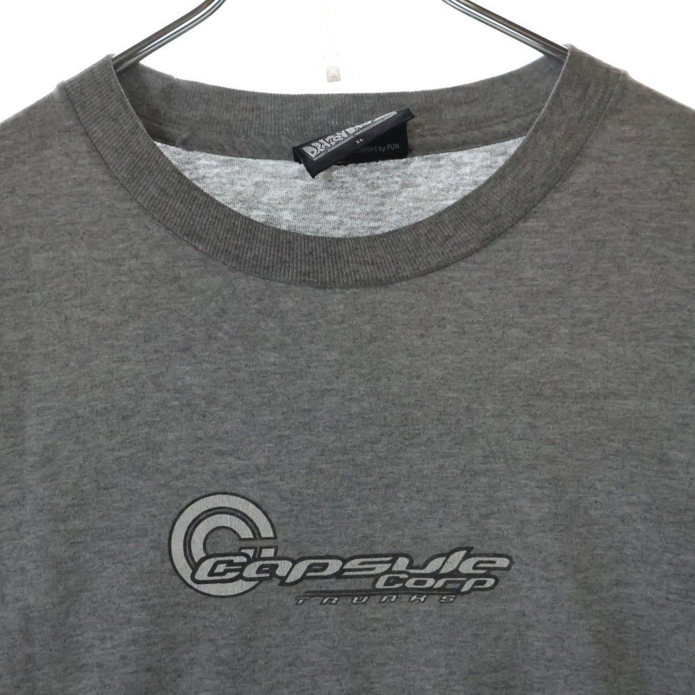 VINTAGE(ヴィンテージ) 90s DRAGON BALL TRUNKS CAPSULE CORP ドラゴンボール トランクス Tシャツ 半袖カットソー グレー