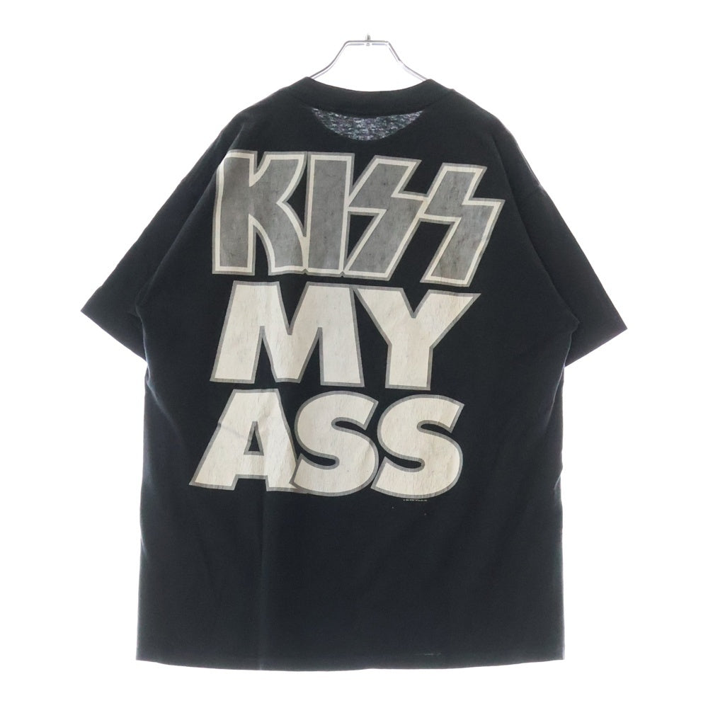 VINTAGE(ヴィンテージ) 90s KISS MAY ASS キス ファミリー Tシャツ 半袖カットソー ブラック
