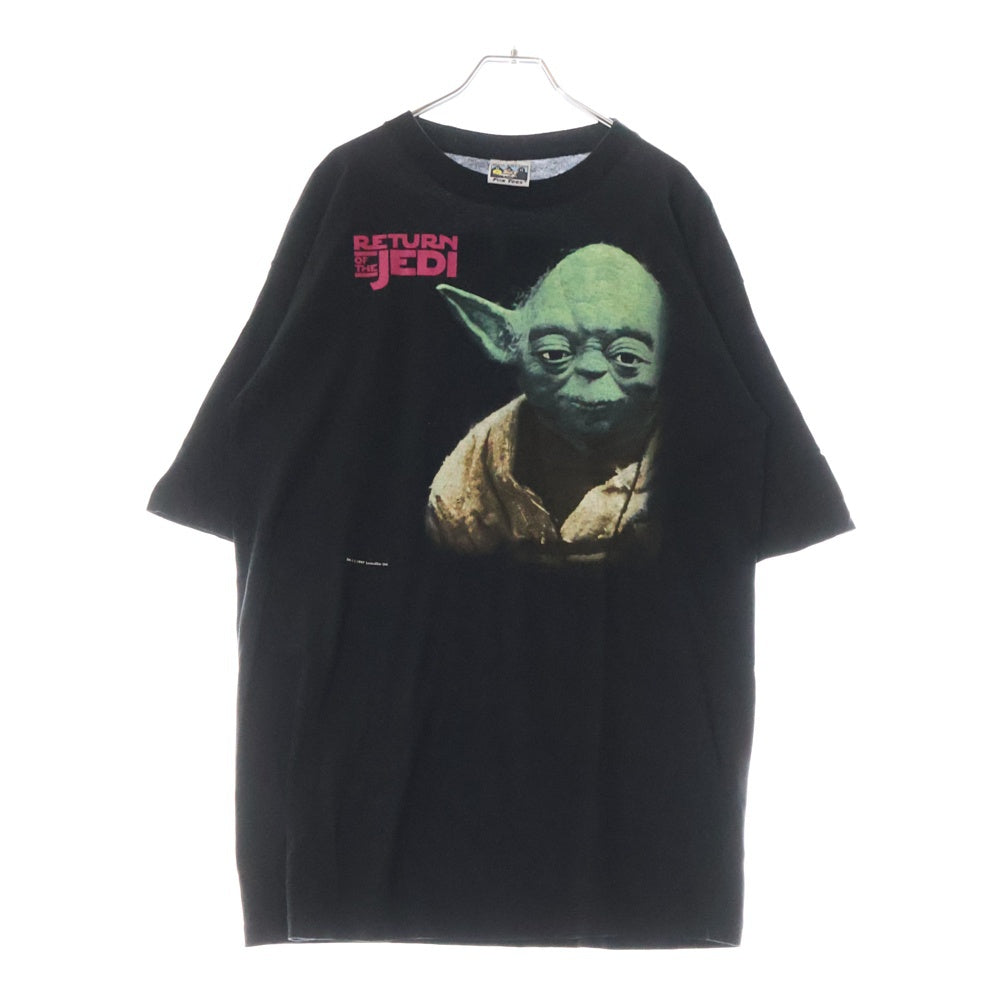 VINTAGE(ヴィンテージ) 90s STAR WARS RETURN OF THE JADI YODA PEPSI スターウォーズ Tシャツ 半袖カットソー ブラック