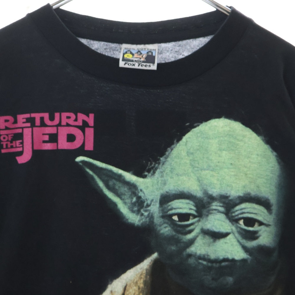 VINTAGE(ヴィンテージ) 90s STAR WARS RETURN OF THE JADI YODA PEPSI スターウォーズ Tシャツ 半袖カットソー ブラック
