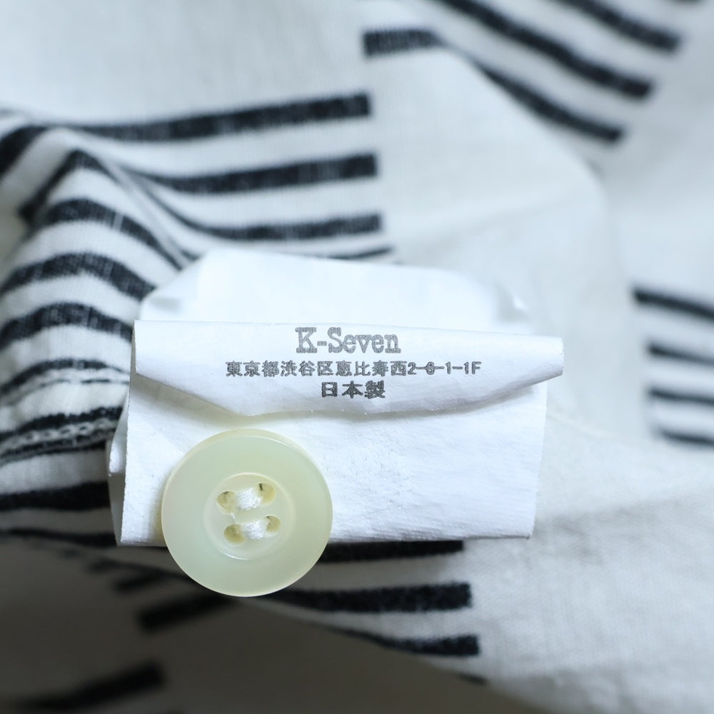TENDERLOIN(テンダーロイン) 16SS CHECKER OPEN COLLAR SHIRT チェッカー オープンカラー 半袖シャツ ホワイト/ブラック