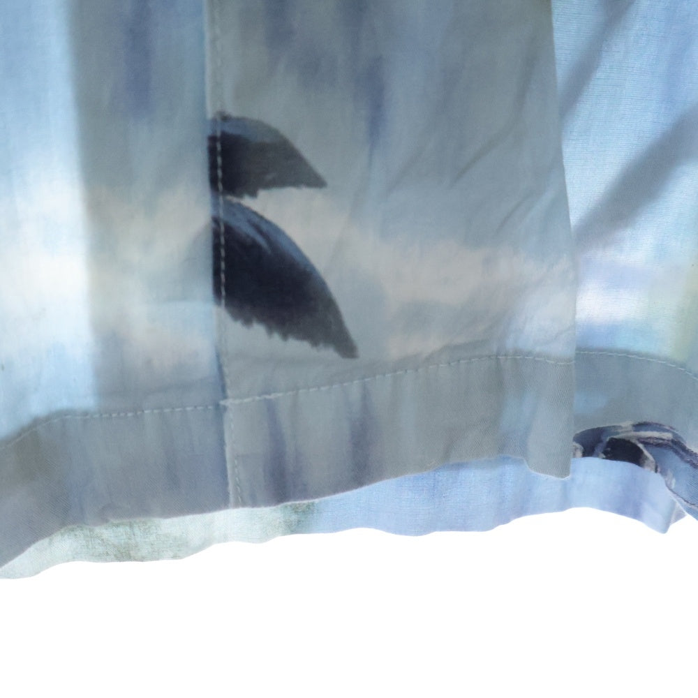 PENDLETON(ペンドルトン) ALOHA OPEN COLLAR COTTON RAYON S/S SHIRT アロハ コットン レーヨン 総柄 オープンカラー 半袖シャツ ブルー