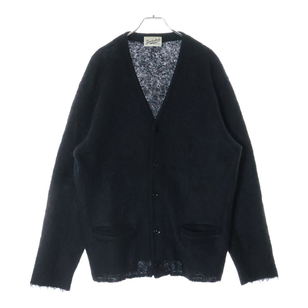 TENDERLOIN(テンダーロイン) MOHAIR CARDIGAN ウール アクリル ナイロン カーディガン ブラック