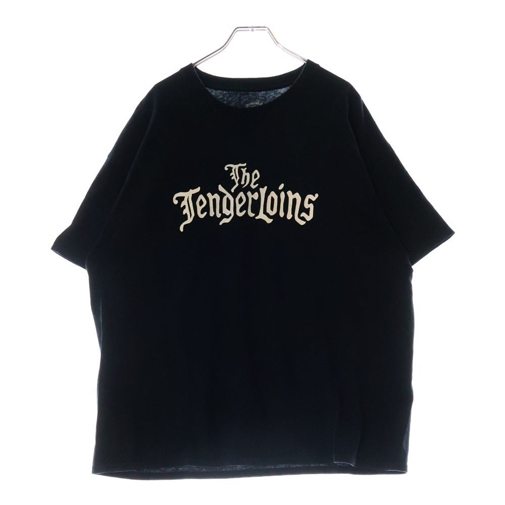 TENDERLOIN(テンダーロイン) THE TENDERLOIN TEE フロント ロゴ プリント Tシャツ 半袖カットソーネイビー