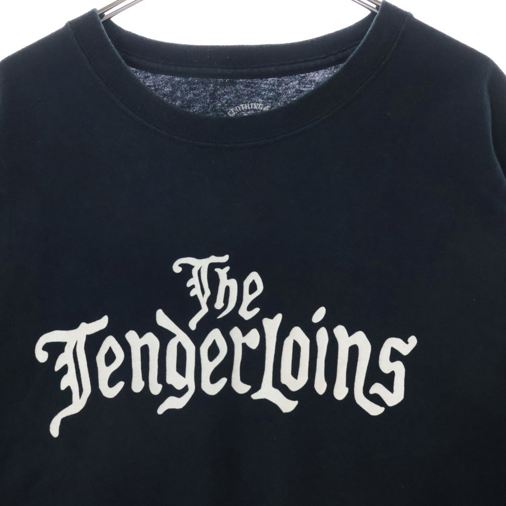 TENDERLOIN(テンダーロイン) THE TENDERLOIN TEE フロント ロゴ プリント Tシャツ 半袖カットソーネイビー