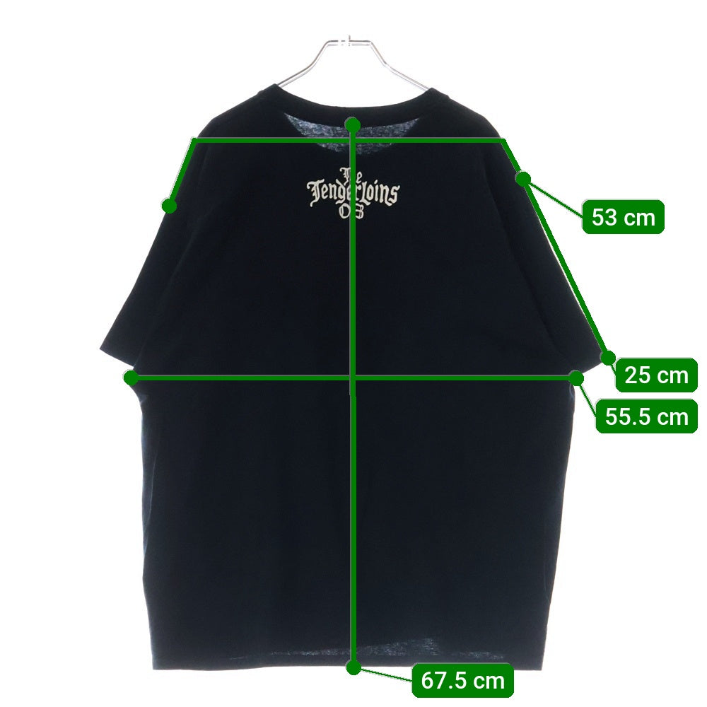 TENDERLOIN(テンダーロイン) THE TENDERLOIN TEE フロント ロゴ プリント Tシャツ 半袖カットソーネイビー