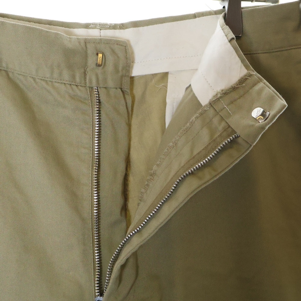 VINTAGE(ヴィンテージ) 70s TROUSERS トラウザーズ チノ パンツ カーキ