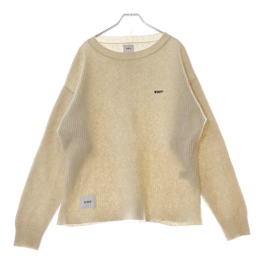 WTAPS(ダブルタップス) 19AW WAFFLE/SWEATER.WOOL ワッフル セーター ウール オートミール ニット アイボリー192MADT-KNM04