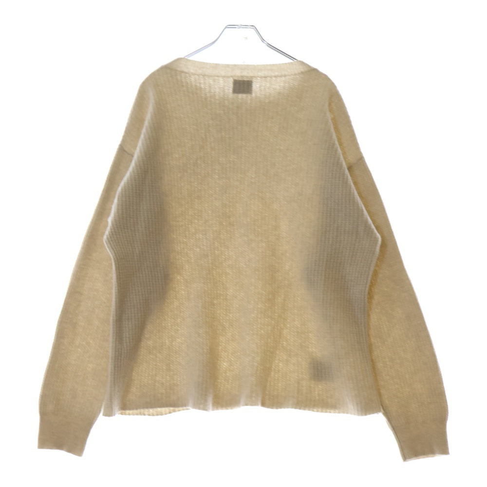 WTAPS(ダブルタップス) 19AW WAFFLE/SWEATER.WOOL ワッフル セーター ウール オートミール ニット アイボリー192MADT-KNM04