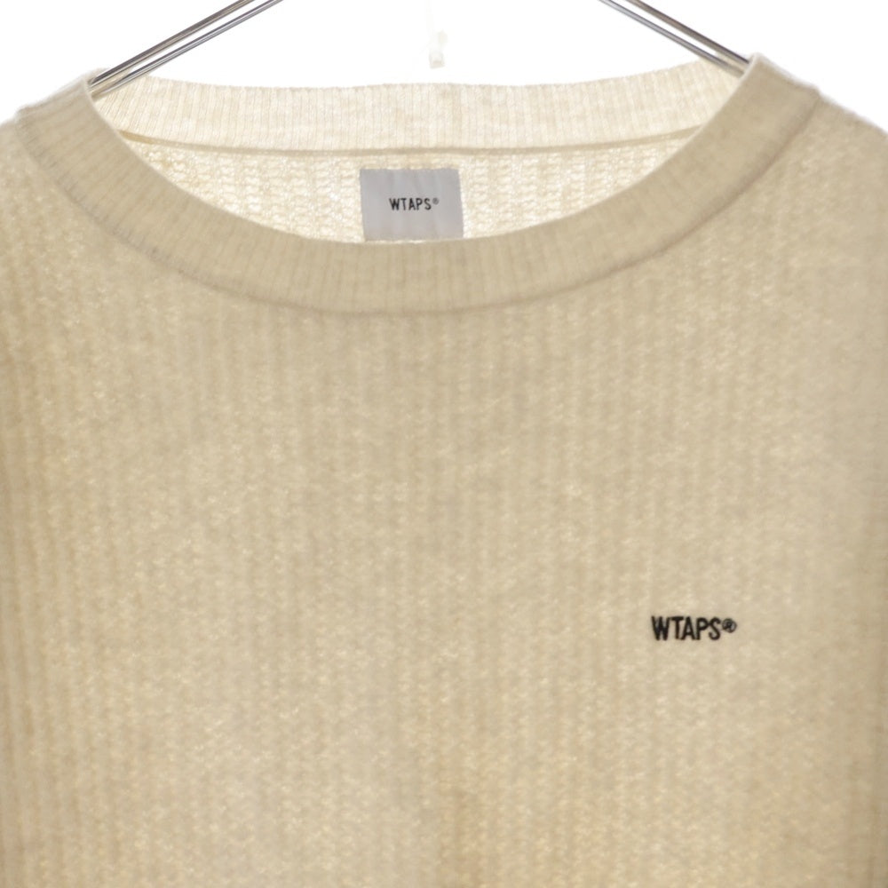 WTAPS(ダブルタップス) 19AW WAFFLE/SWEATER.WOOL ワッフル セーター ウール オートミール ニット アイボリー192MADT-KNM04