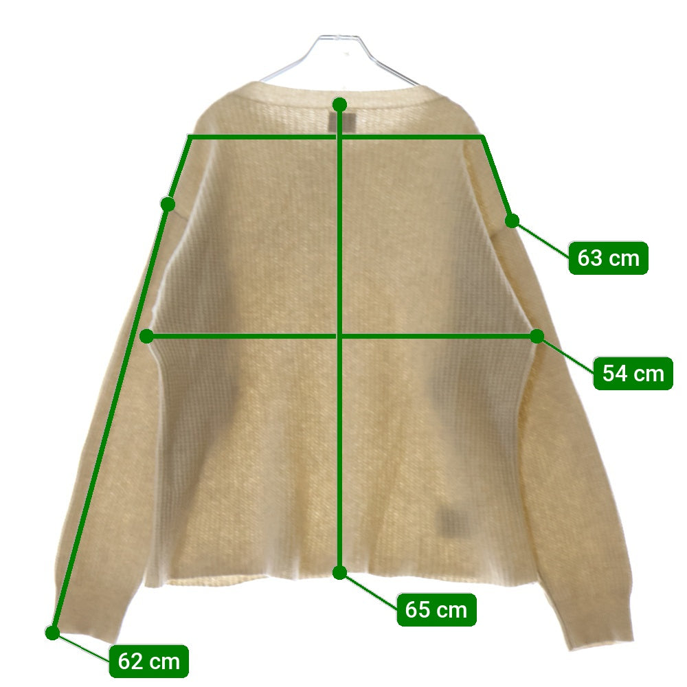 WTAPS(ダブルタップス) 19AW WAFFLE/SWEATER.WOOL ワッフル セーター ウール オートミール ニット アイボリー192MADT-KNM04