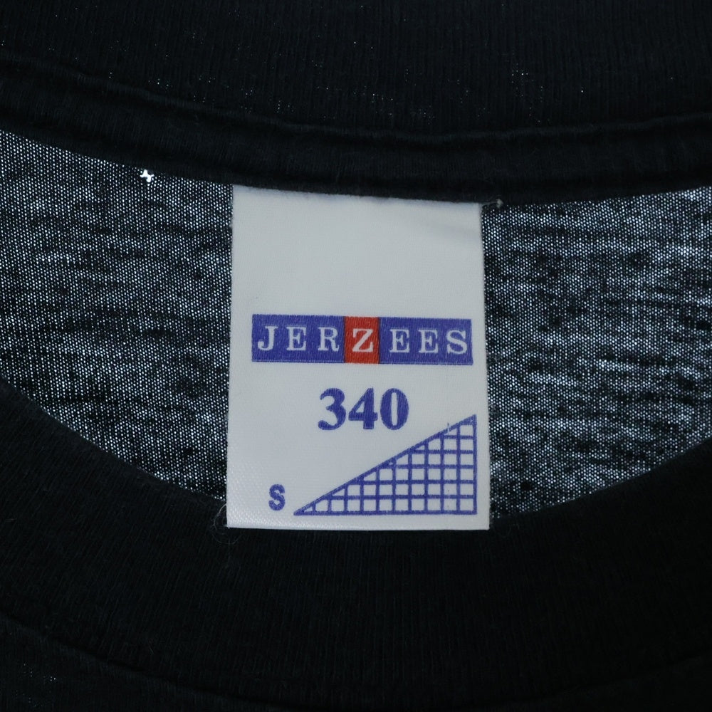 VINTAGE(ヴィンテージ) 00s IL PRIMO BACIO JERZEES 340 フロントプリント エンジェル 天使 半袖 Tシャツ カットソー ブラック
