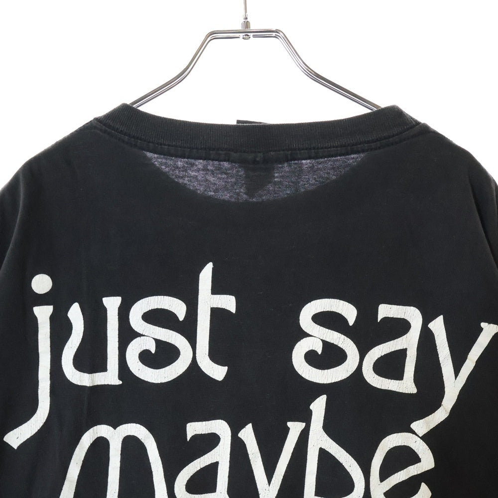 VINTAGE(ヴィンテージ) 90s THE SMASHING PUMPKINS JUST SAY MAYBE TEE スマッシング・パンプキンズ バンド 両面プリント半袖Tシャツ カットソー ブラック