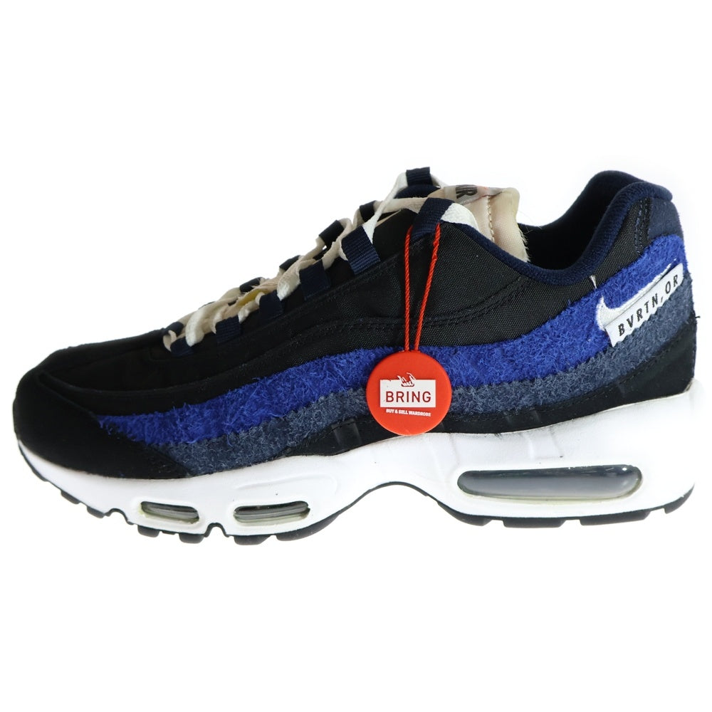NIKE(ナイキ) AIR MAX 95 SE BLACK/SAIL-OBSIDIAN-DEEP ROYAL BLUE DH2718-001 エア マックス 95 シーズナルエディション ローカットスニーカー ブラック/ブルー US8/26cm