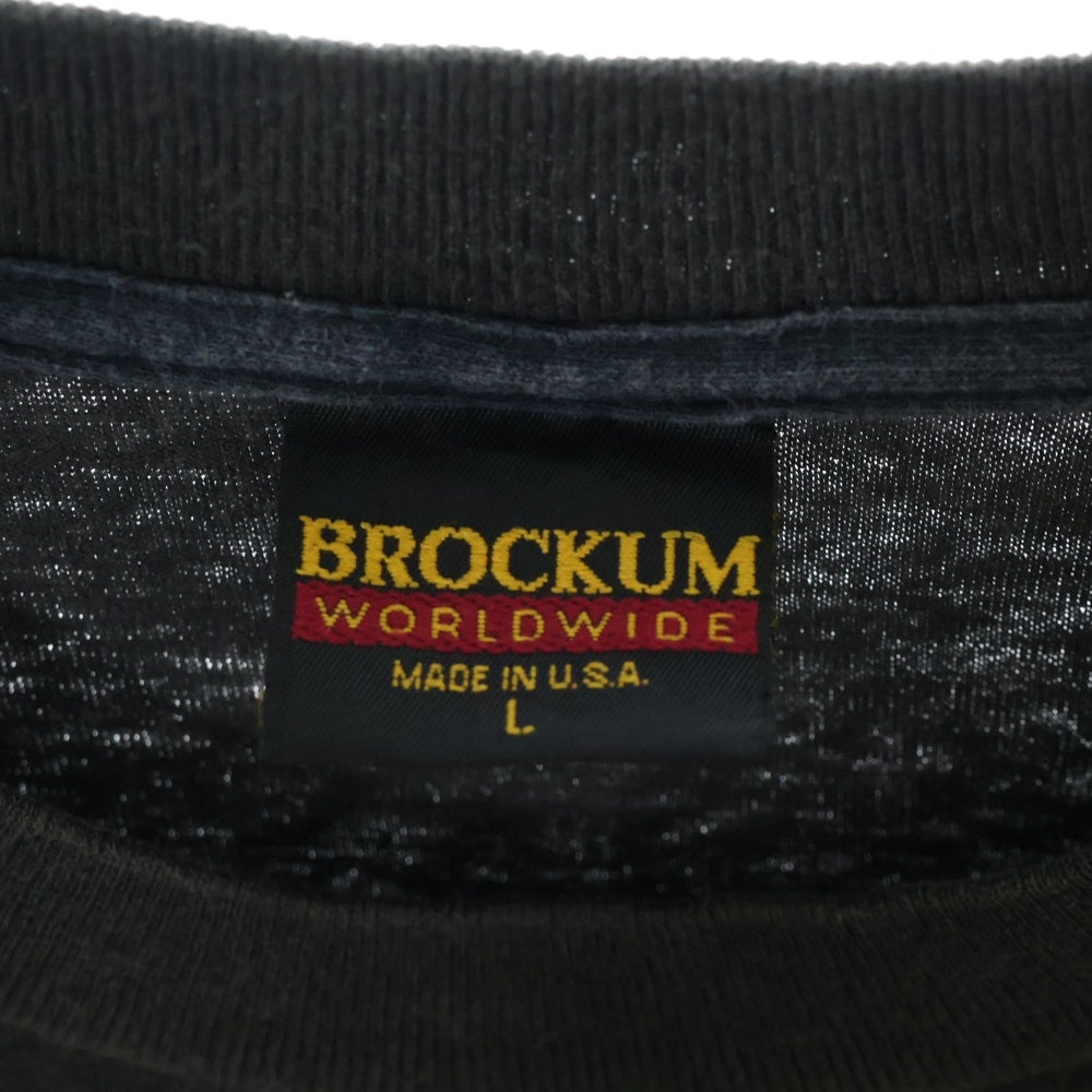 VINTAGE(ヴィンテージ) 90s IZZY STRADLIN UNDER LICENSE TO BROCKUM And The Ju Ju Hound イジー ストラドリン 両面プリント 半袖Tシャツ ブラック