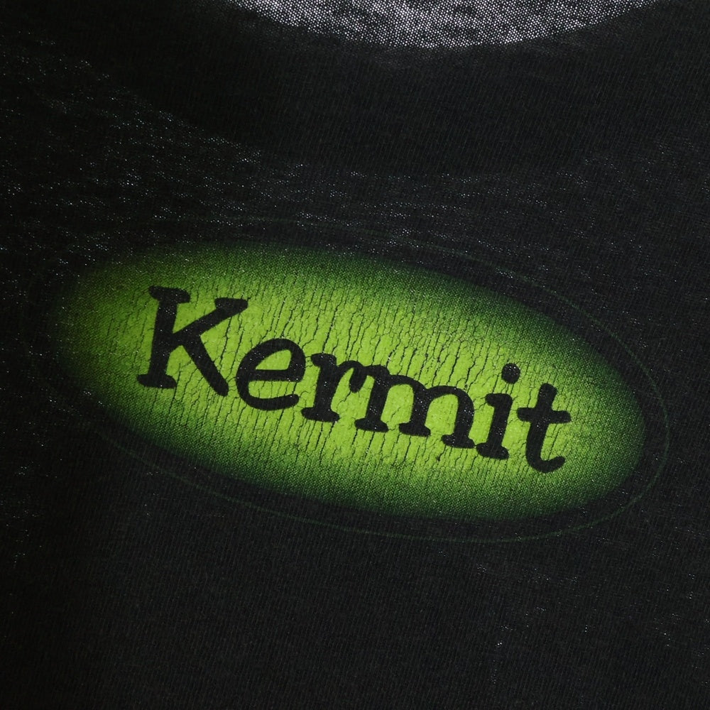 VINTAGE(ヴィンテージ) 90s KERMIT BIG FACE TEE カーミット 両面プリント半袖Tシャツ カットソー ブラック