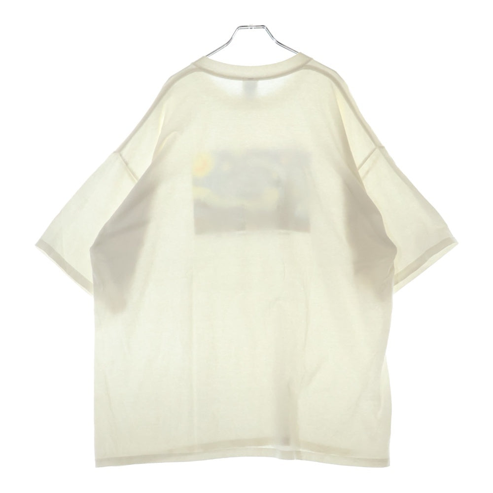 VINTAGE(ヴィンテージ) 00s VINCENT VAN GOGH THE STARRY NIGHT ゴッホ フロント プリント Tシャツ 半袖カットソー ホワイト