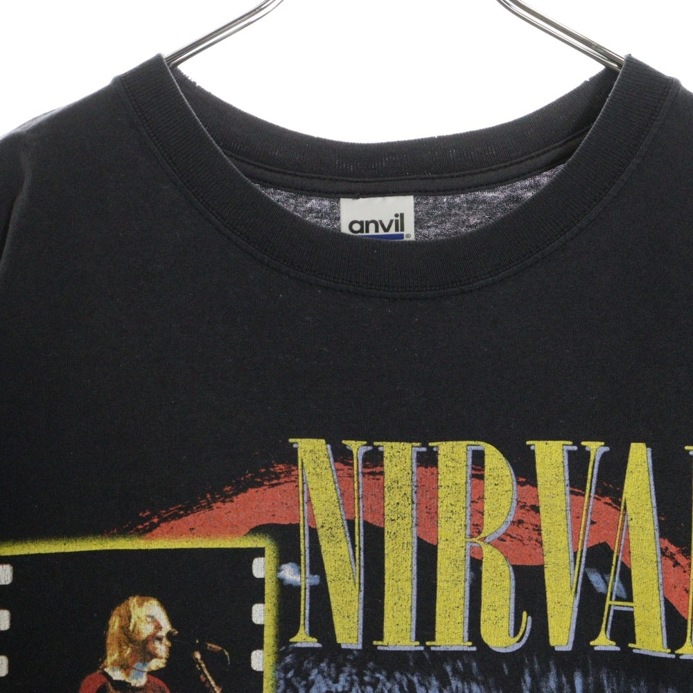 VINTAGE(ヴィンテージ) 00s NIRVANA PHOTO ニルヴァーナ フォト Tシャツ 半袖カットソー ブラック