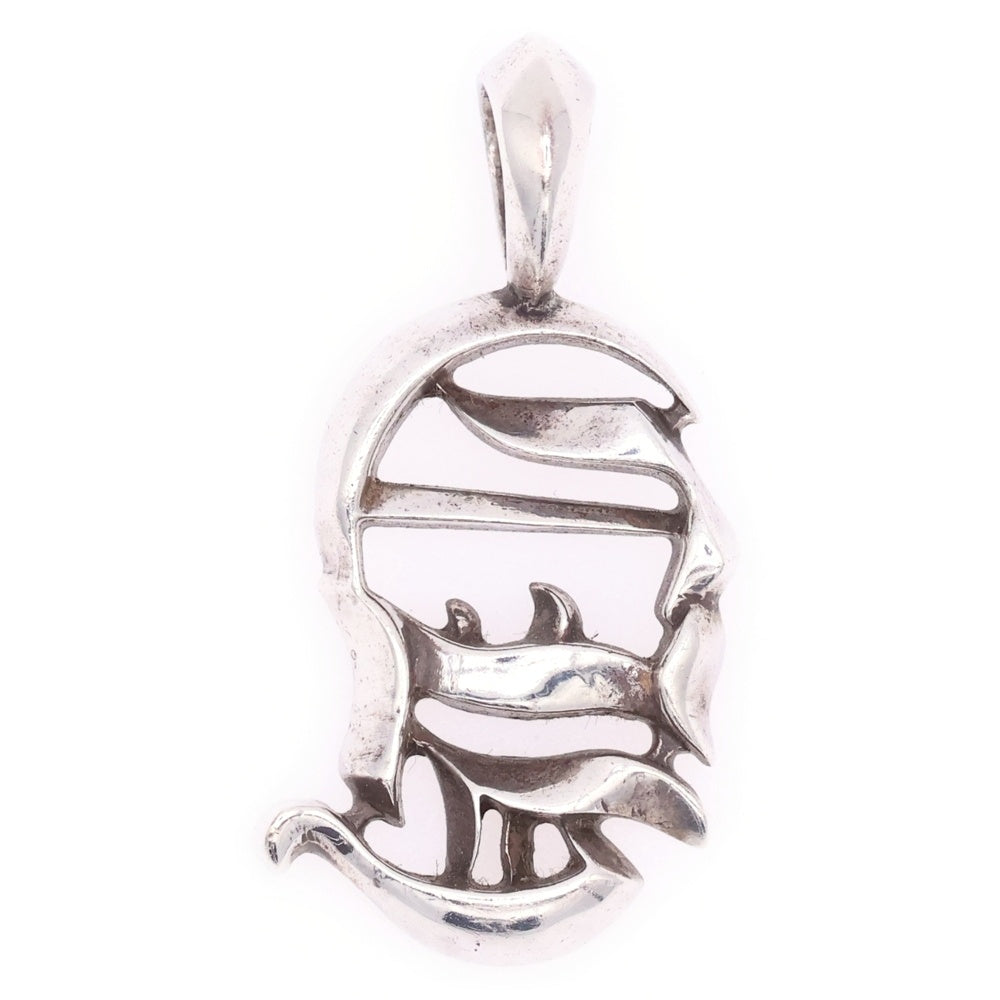 CHROME HEARTS(クロムハーツ) CHARM CH VERTICCAL CHバーティカルロゴ ネックレストップ シルバー