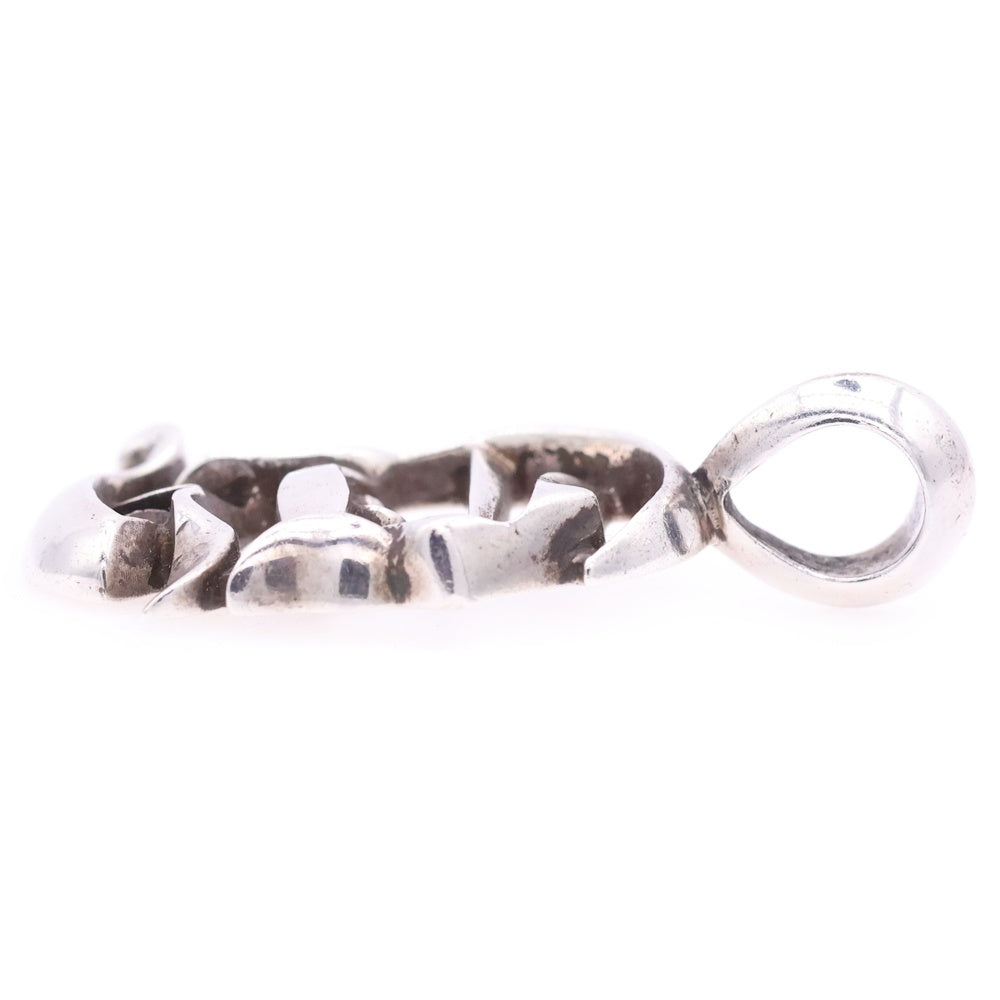 CHROME HEARTS(クロムハーツ) CHARM CH VERTICCAL CHバーティカルロゴ ネックレストップ シルバー