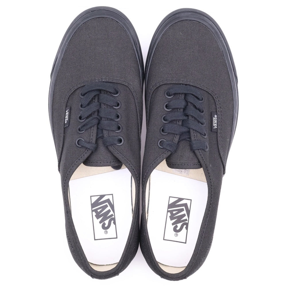 VANS(ヴァンズ) AUTHENTIC BLACK オーセンティック キャンバス スリッポン ローカットスニーカー 721278 オールブラック