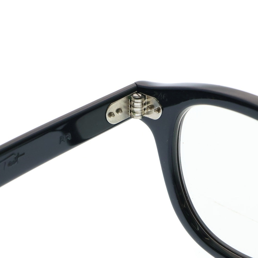 JULIUS TART OPTICAL(ジュリアス タートオプティカル) ウェリントン アイウェア メガネ サングラス 復刻ARNEL PL-102A AR 46/22 BLACK