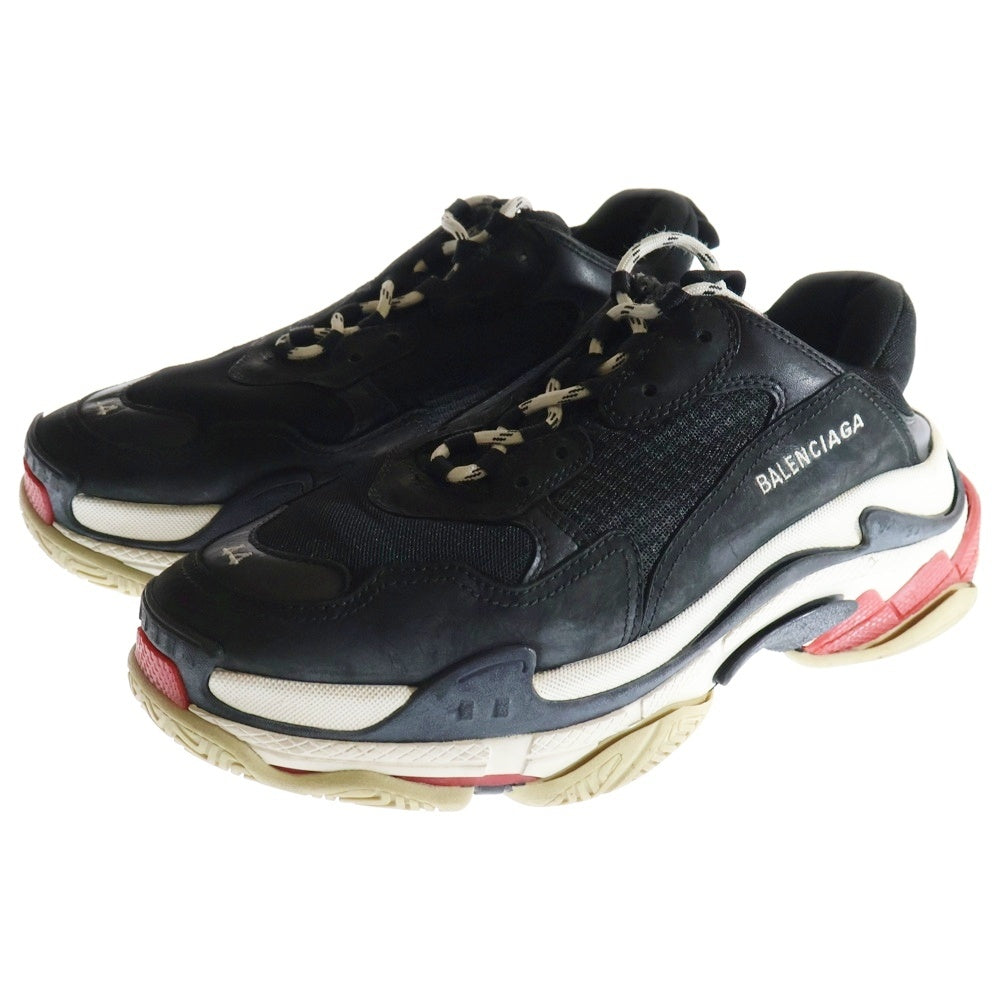 BALENCIAGA(バレンシアガ) TRIPLE S トリプルエス トリエス ローカット ダッドスニーカー シューズ 533882 ブラック