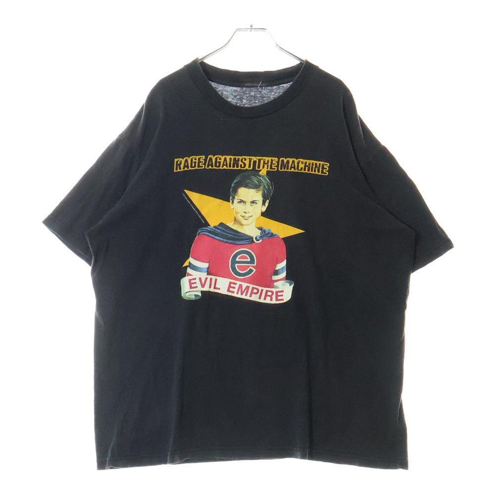 VINTAGE(ヴィンテージ) 90s RAGE AGAINST THE MACHINE EVIL EMPIRE TEE レイジ・アゲインスト・ザ・マシーン バンド 両面プリント半袖Tシャツ カットソー ブラック