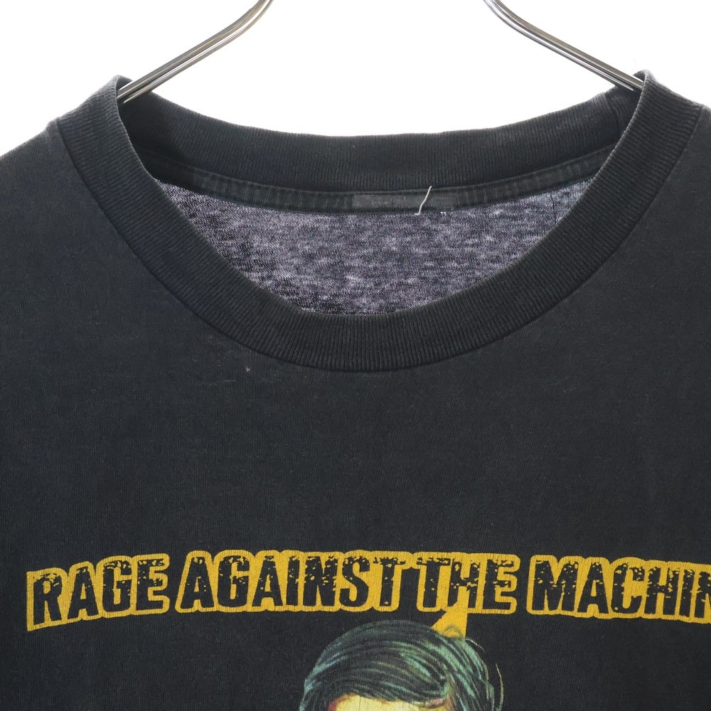 VINTAGE(ヴィンテージ) 90s RAGE AGAINST THE MACHINE EVIL EMPIRE TEE レイジ・アゲインスト・ザ・マシーン バンド 両面プリント半袖Tシャツ カットソー ブラック