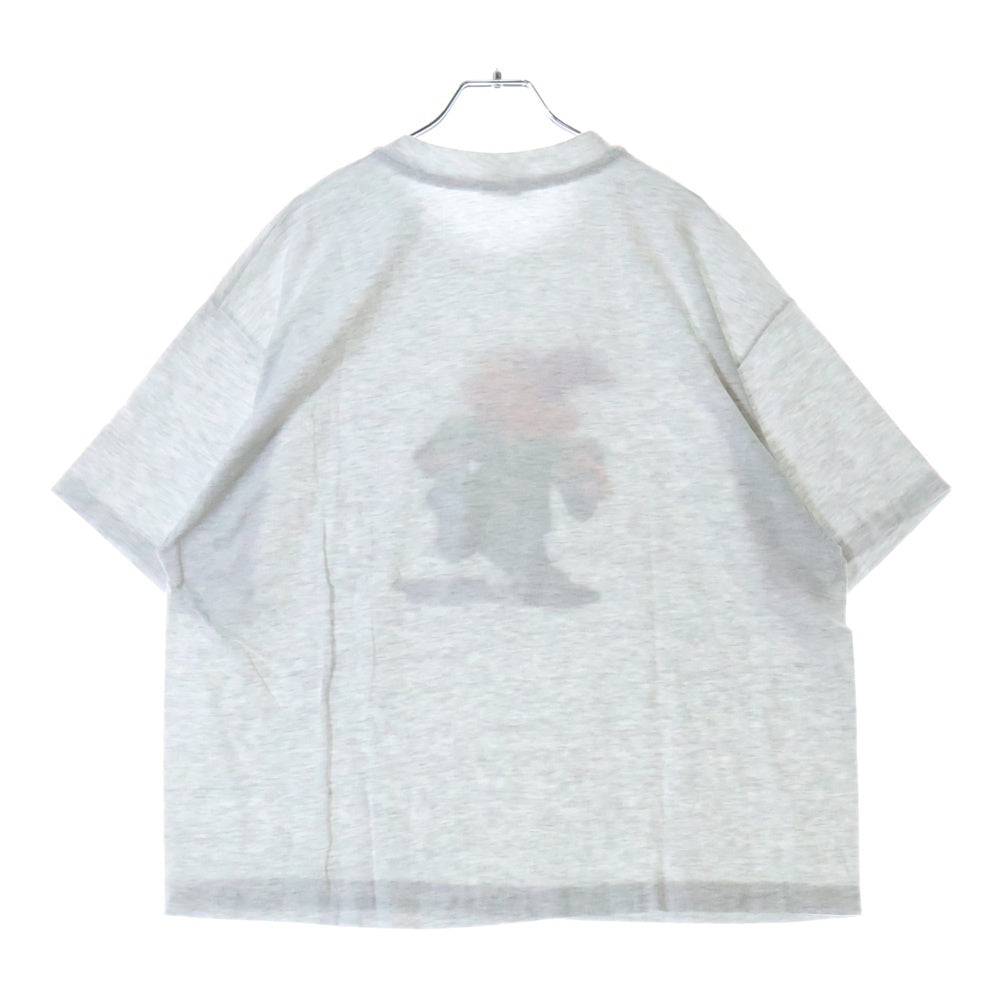 VINTAGE(ヴィンテージ) 90s DISNEY WHITESNOW The Seven Dwarfs Dopey ディズニー 白雪姫 七人の小人 ドーピー フロント プリント Tシャツ 半袖カットソー グレー